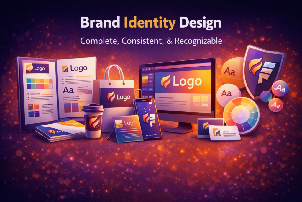brand identity design soft flam