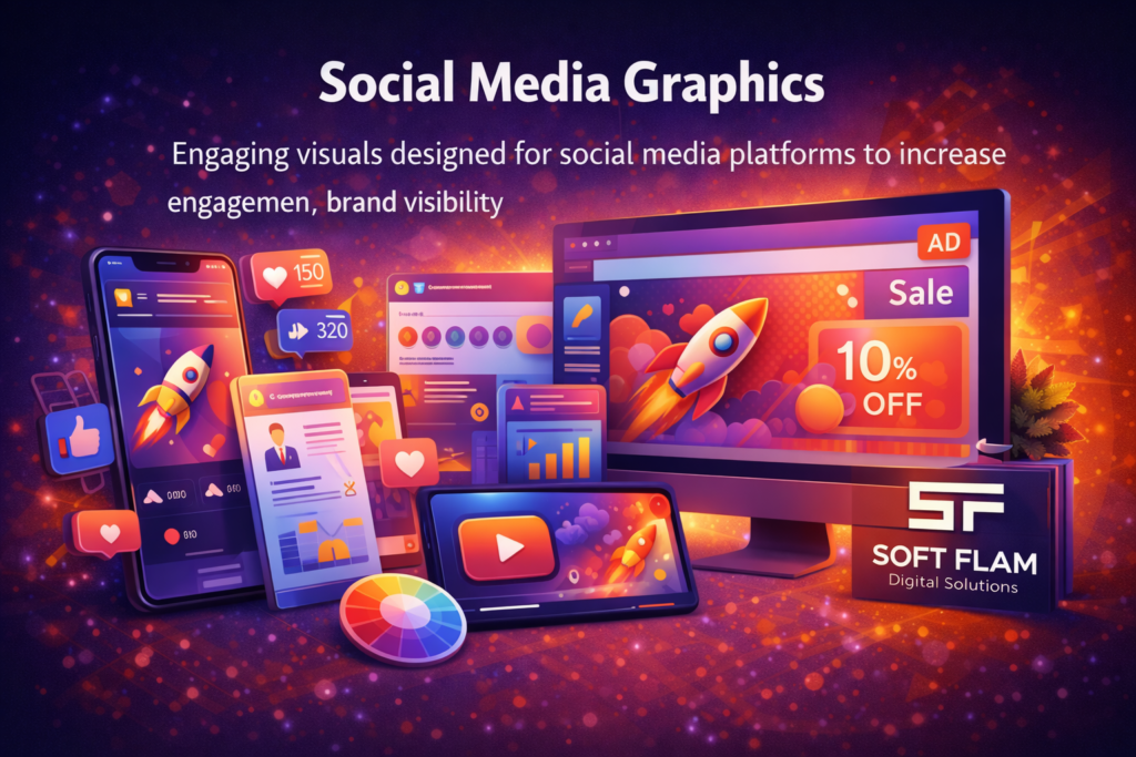 social media graphics by soft flam