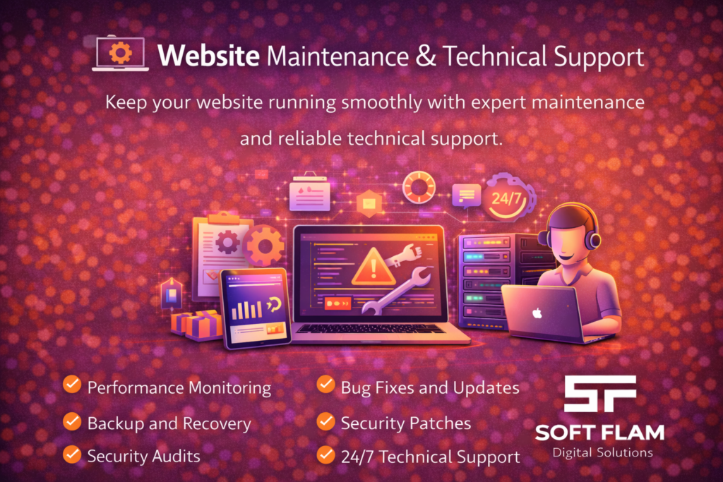 website maintenance & technical support