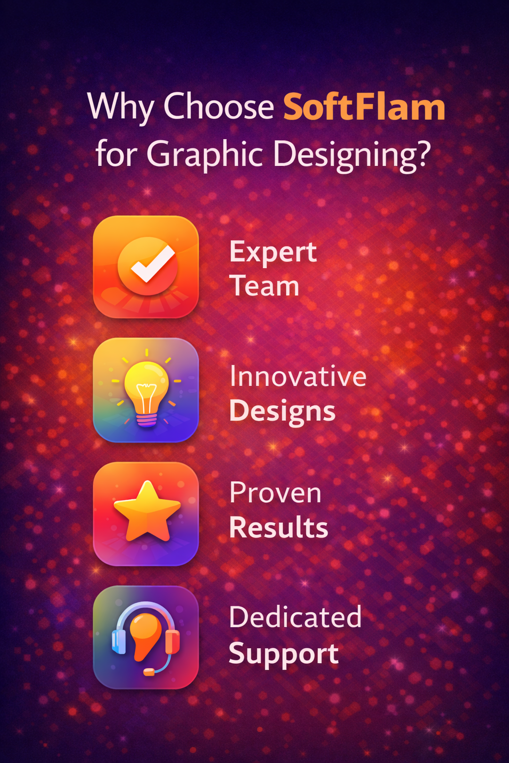 why choose softflam for graphic designing