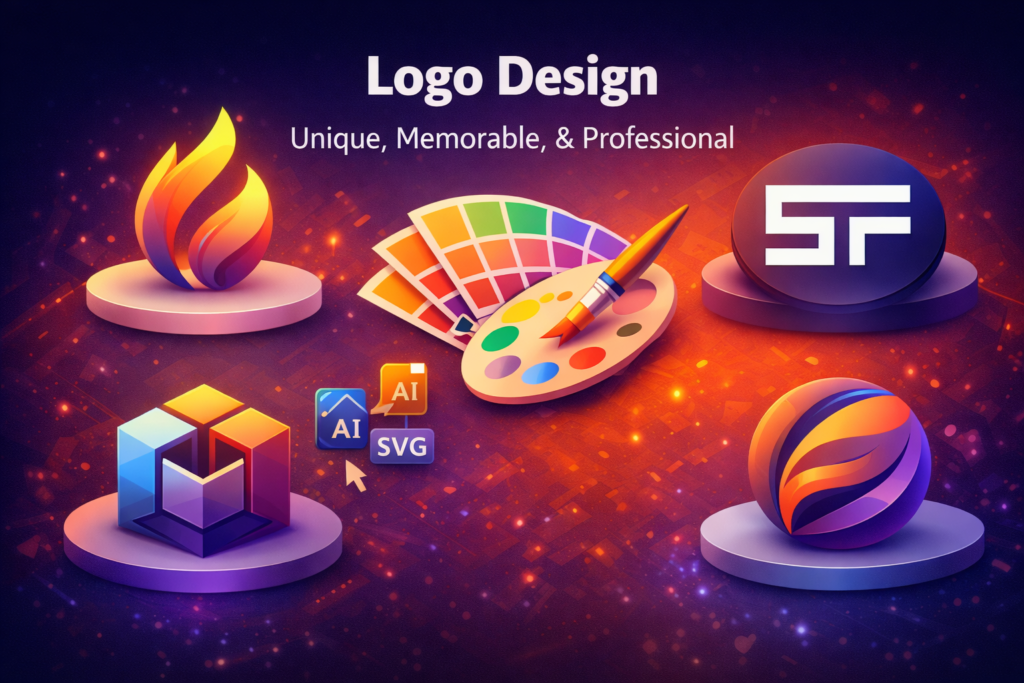 softflam logo design section